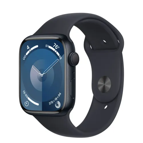 Часы Apple Watch Series 9 41mm Midnight Aluminium Case, Sport Band (Black) M/L